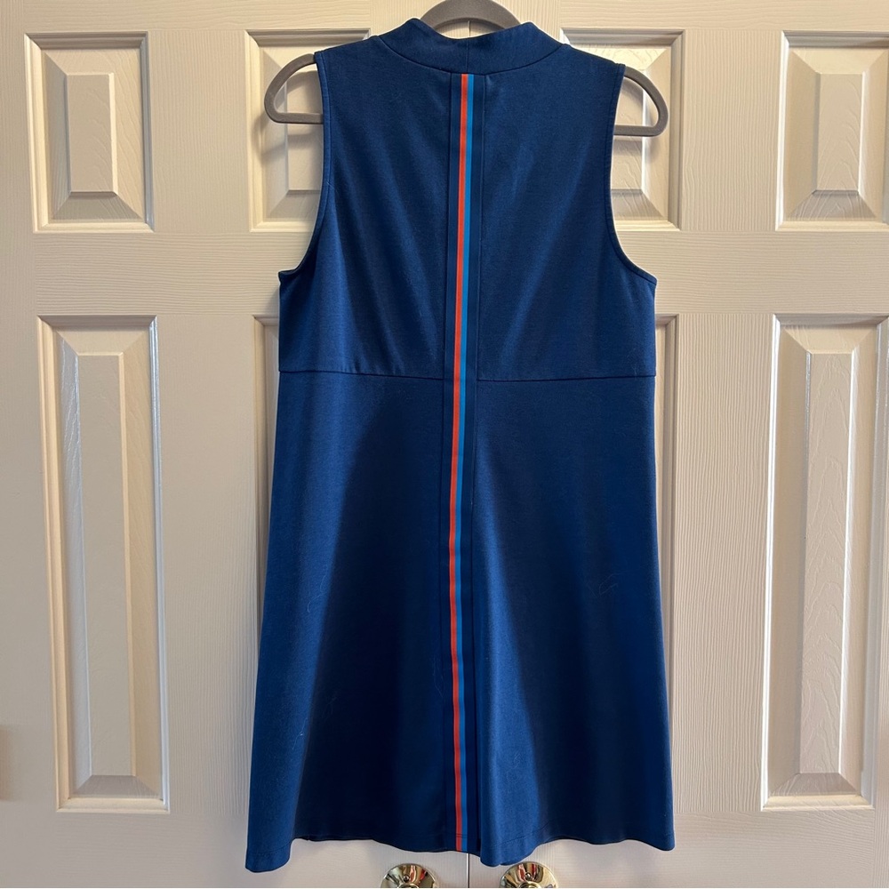Title Nine Blue Fit & Flare Dress - Picture 2 of 6